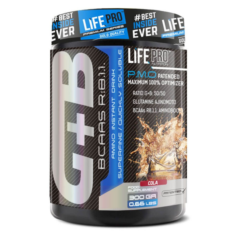Glutamina + Bcaa 8:1:1 Cola 300G Lifepro