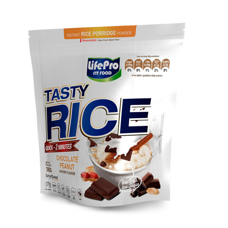 Harina Arroz Choco Peanut 1Kg Lifepro
