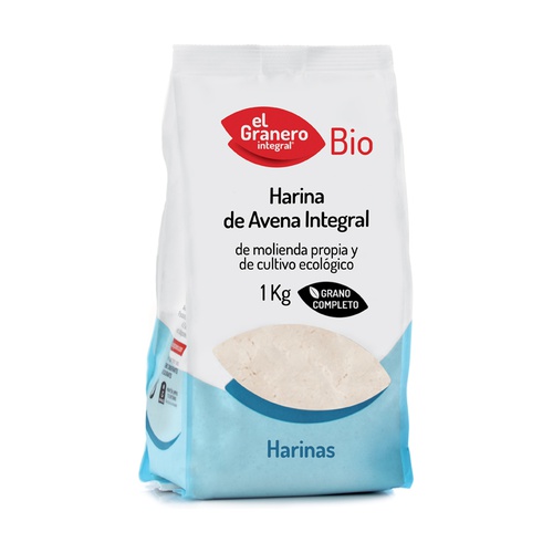 Harina De Avena Integral Bio 1Kg Elgranero