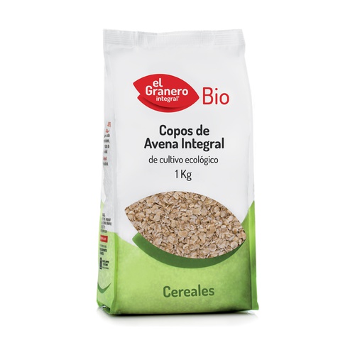 Copos Avena Integral Bio 1Kg Elgranero