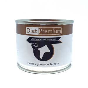 Lata Hamburguesa Ternera 100G Diet Premium