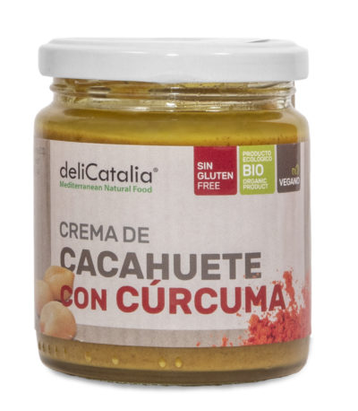 Crema Cacahuete Curcuma 225G Delicatalia