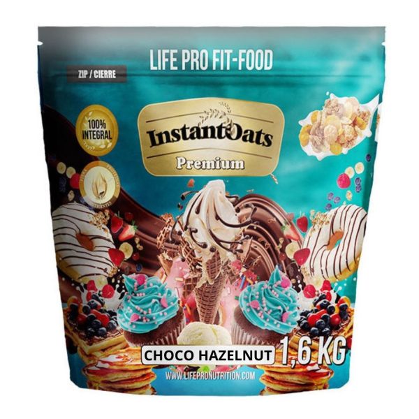Harina Avena Choco Hazelnut 1,6Kg Lifepro