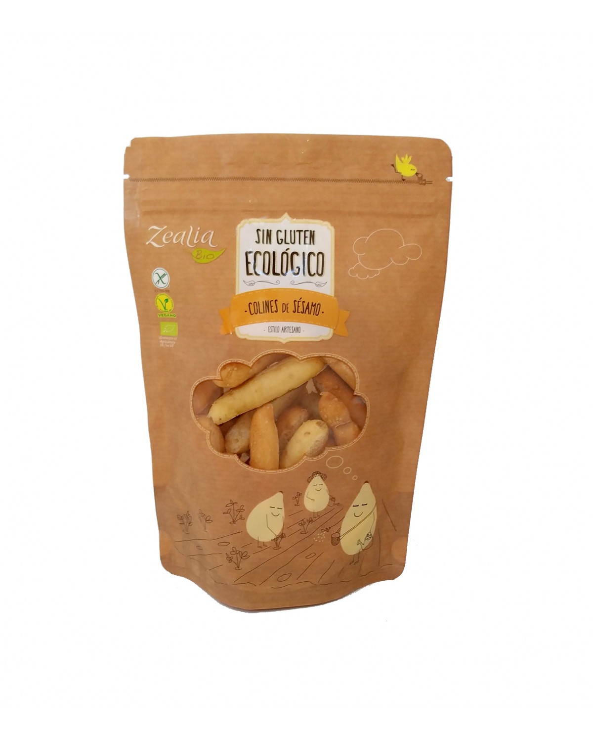 Colines Sesamo Bio Sin Gluten 70G Zealia