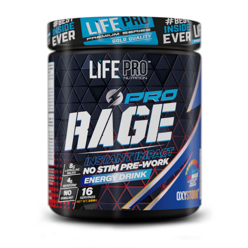 Rage Pro Crossfit Non-Stim Energy 290G Lifepro