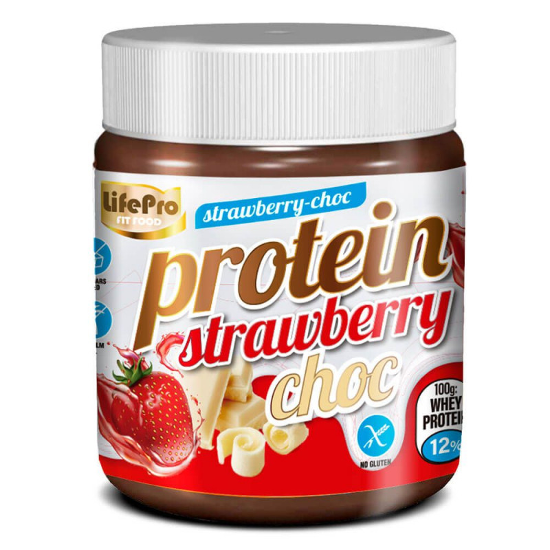 Protein Cream Strawberry Choc 250G Lifepro