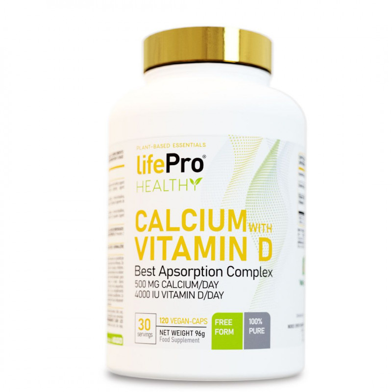 Calcium + Vitamin D 120Caps Lifepro