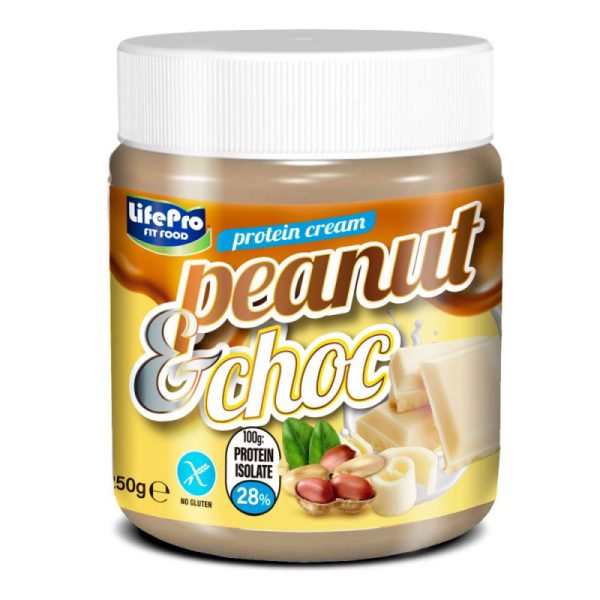 Protein Cream Peanut Choco Blanco 250G Lifepro