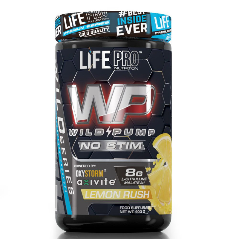 Wild Pump Non Stimulant  Lemon Rush 400G Lifepro