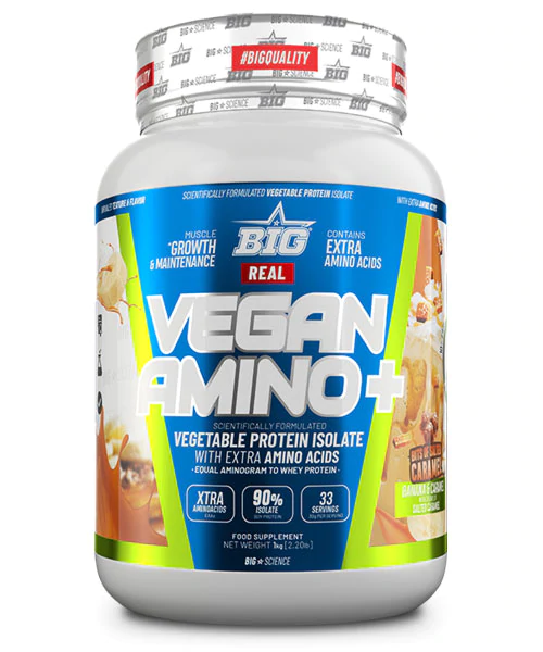 Vegan Protein Amino Banana Caramel 1Kg Big