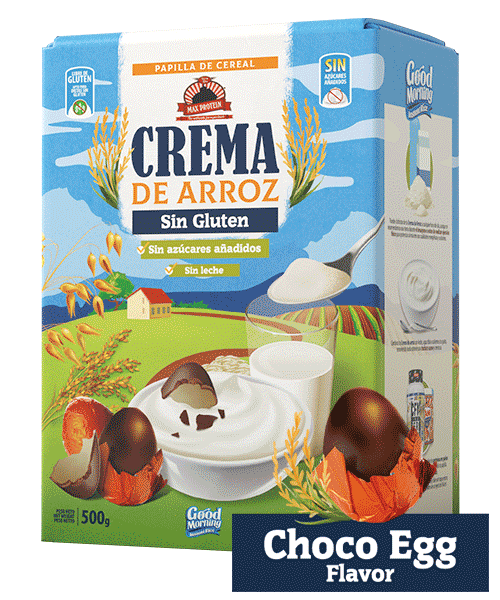 Crema Arroz Choco Egg 500G Maxprotein