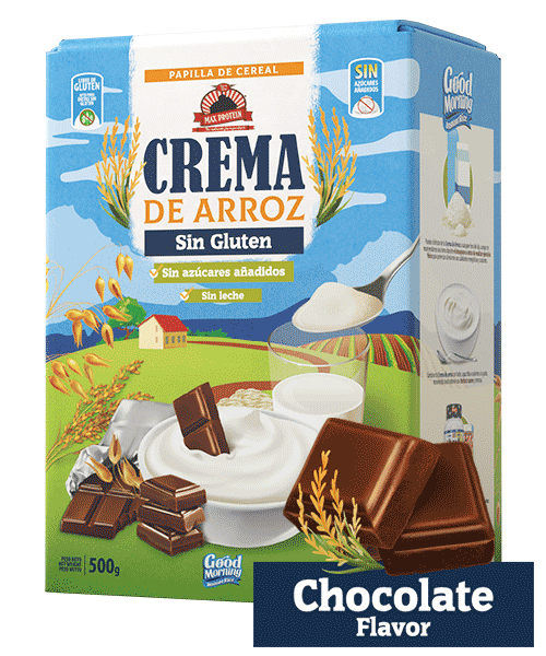 Crema Arroz Chocolate 500G Maxprotein