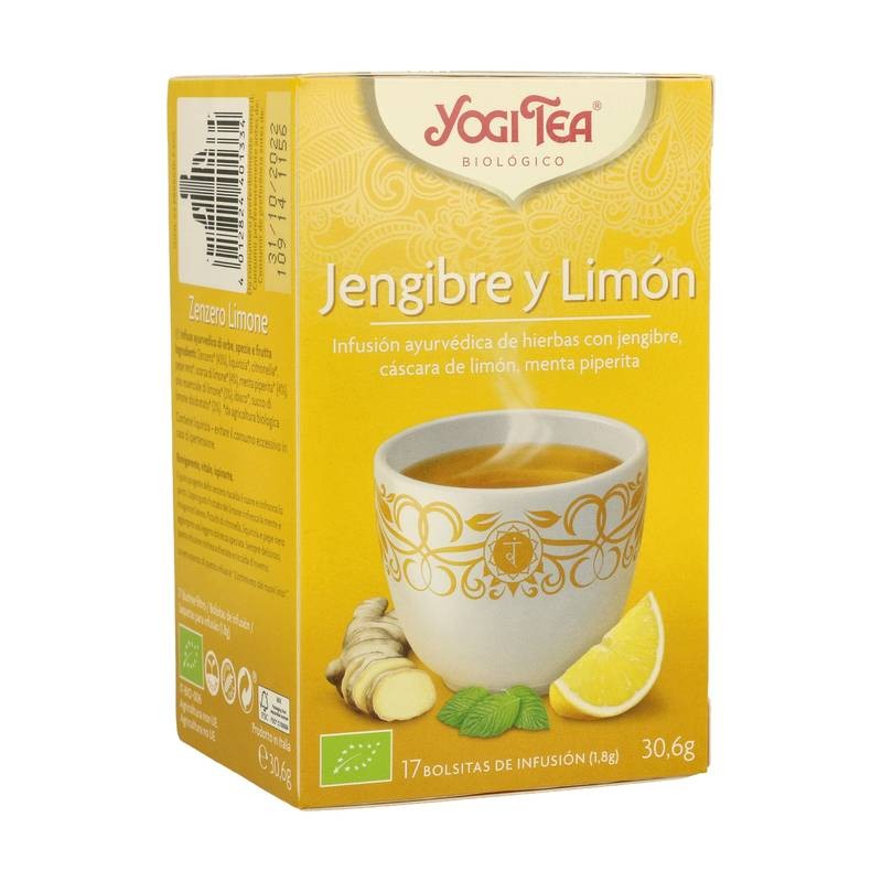 Infusion Yogi Jengibre Limon 17 Bolsas Yogitea