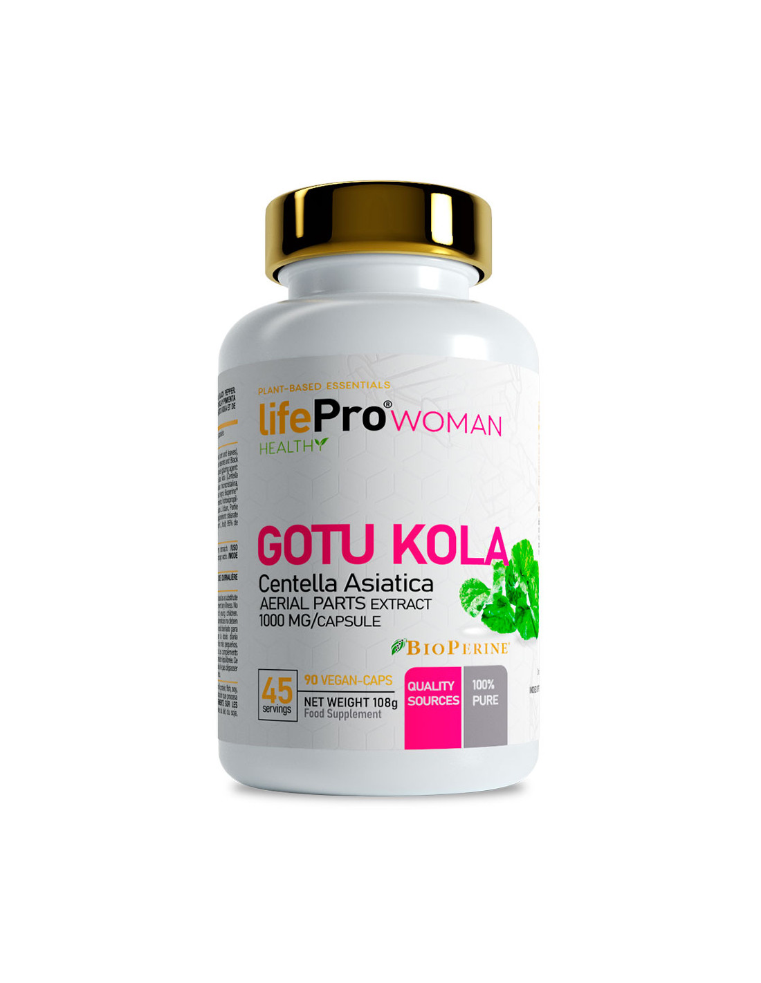 Gotu Kola 90Caps 1000Mg Lifepro