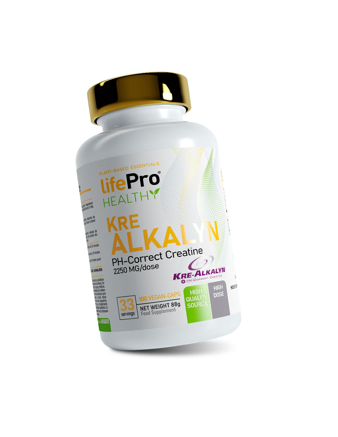 Creatina Kre-Alkalyn New 2250Mg 100Caps Lifepro - Imagen 2