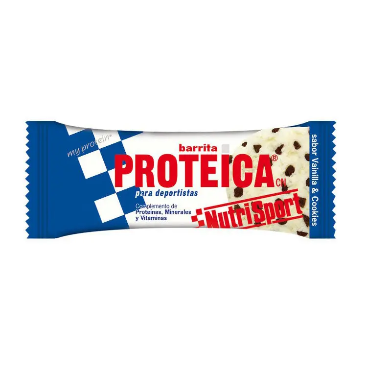 Barrita Proteica Vainilla Cookies 46G Nutrisport