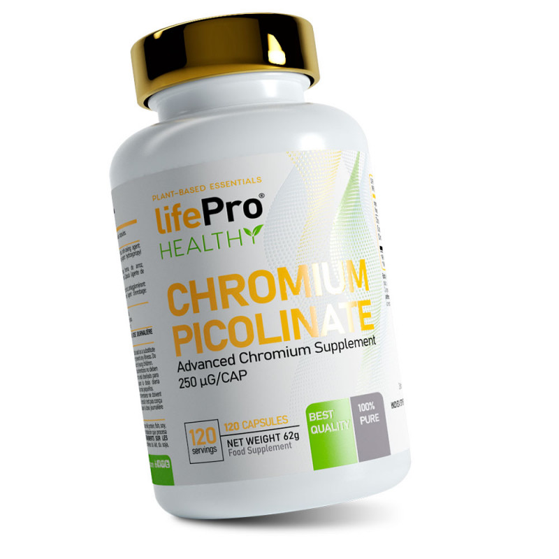 Picolinato De Cromo 120 Caps Lifepro - Imagen 2