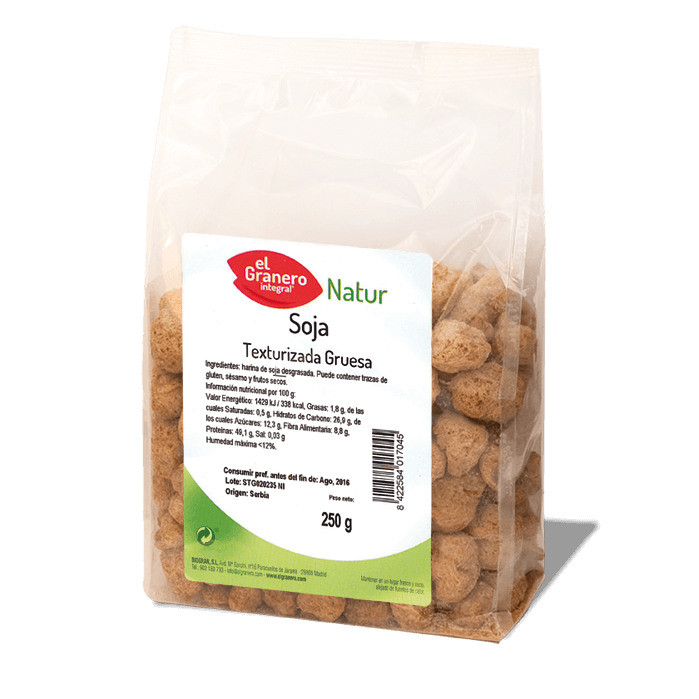 Soja Texturizada Gruesa 250G Elgranero
