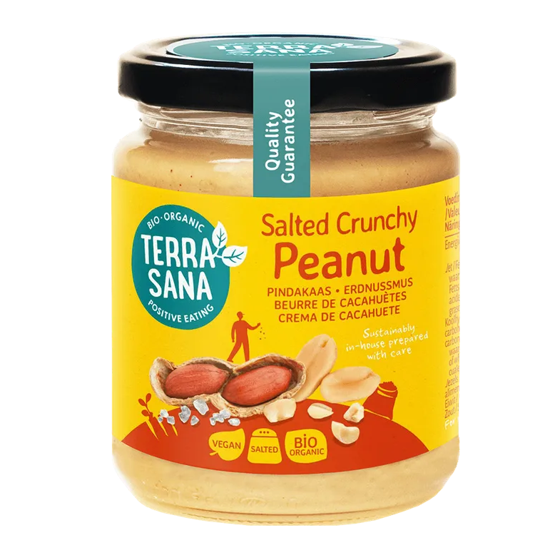 Crema Cacahuete Crunchy Bio 250G Terrasana