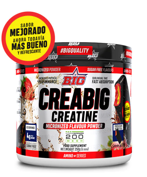 Creatina Creabig 200Mesh Fresh Dark Blood Cola 250G Big