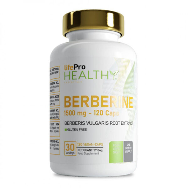 Berberine 1500Mg 120Caps Lifepro