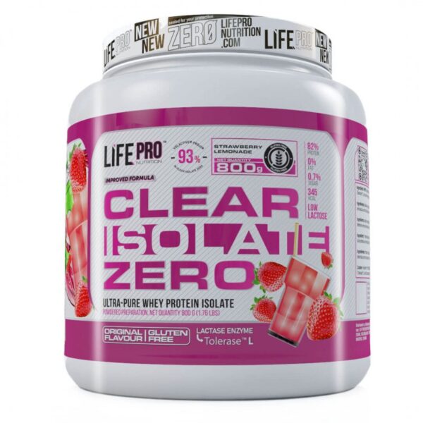 Clear Isozero Strawberry Lemonade 800G Lifepro