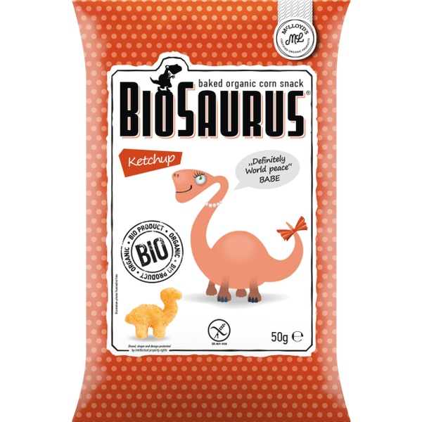 Snack Biosaurio Ketchup 50G Mclloyds