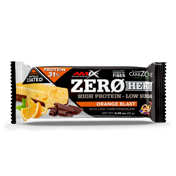 Zero Hero Protein Bar Naranja 65G Amix