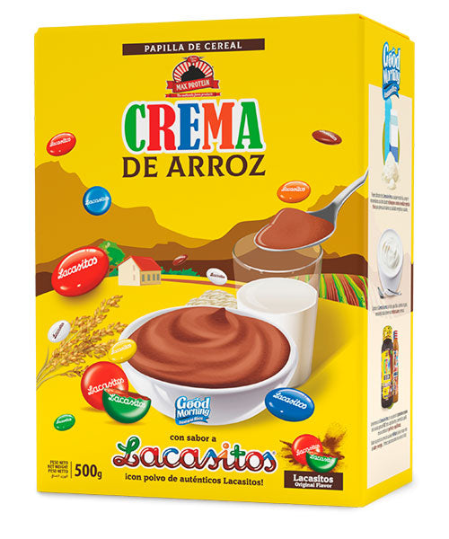 Crema Arroz Lacasitos 500G Maxprotein