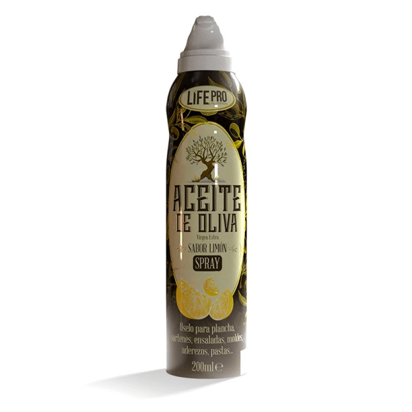 Aceite Oliva Spray Limón 200Ml Lifepro