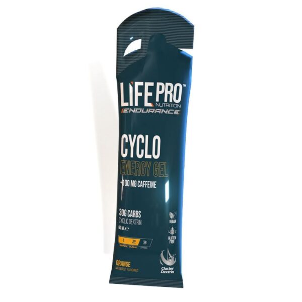 Cyclo Energy Gel Endurance Cafeina Naranja 60Ml Lifepro