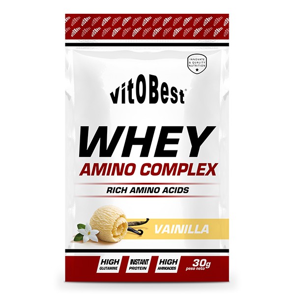 Monodosis Whey Amino Vainilla 30G Vitobest