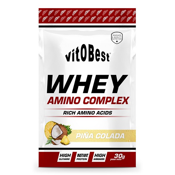 Monodosis Whey Amino Piña Colada 30G Vitobest