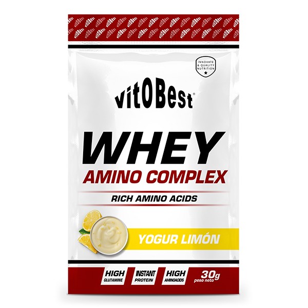 Monodosis Whey Amino Yogur Limón 30G Vitobest
