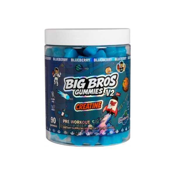 Gummies Creatina Blueberry 90Gom Bigbros