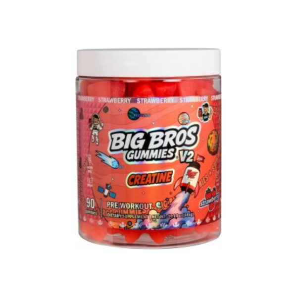 Gummies Creatina Strawberry 90Gom Bigbros