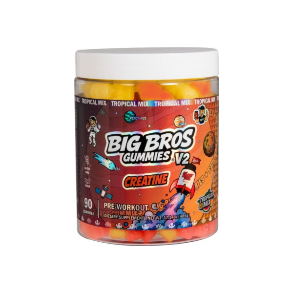 Gummies Creatina Tropical Mix 90Gom Bigbros