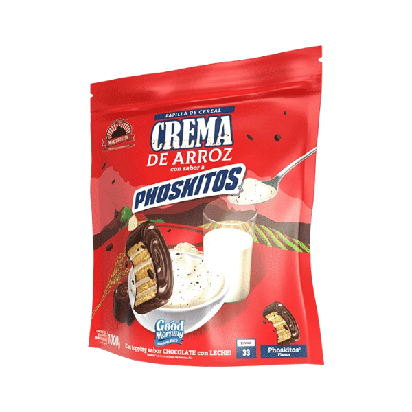 Crema Arroz Phoskitos 1Kg Maxprotein
